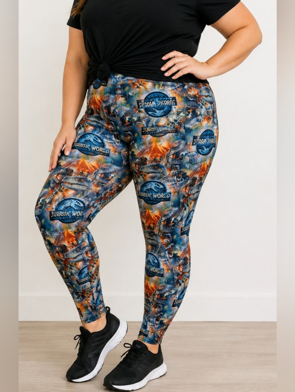 NWT Luv21 Jurassic World Leggings 3X–5X Dinosaur